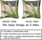 Green Leaves Spring Summer Throw Pillow Covers Geometric Palm Tree Pillow Covers 18x18 Set of 2 Modern Home Decor Room Tropical Outdoor Decorative Pillowcase for Sofa Bed Couch